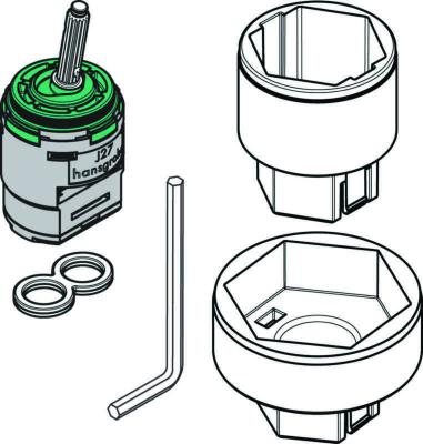 Hansgrohe Insats Joystickkartusch J27